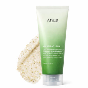 Texture Anua Heartleaf Quercetinol Pore Deep Cleansing Foam: soffice, schiumosa e detergente