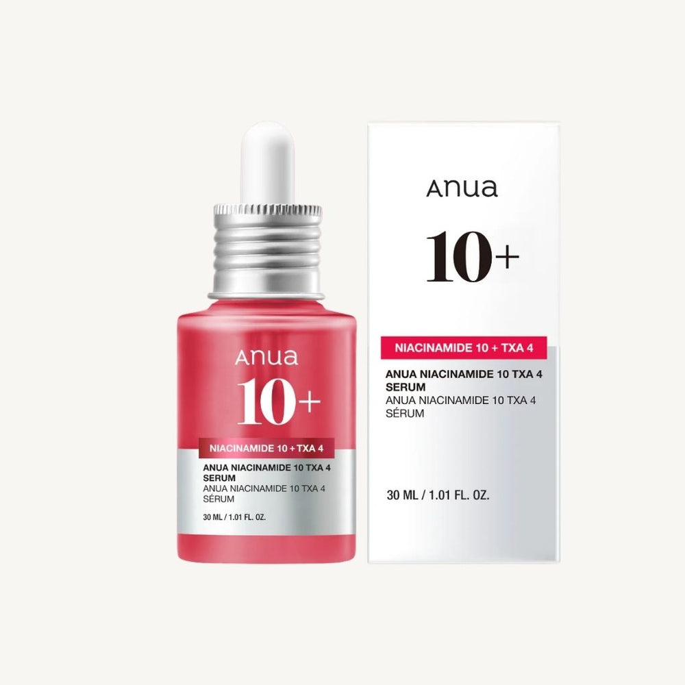 Anua Niacinamide 10% + Tranexamic TXA Acid 4% Serum 30ml, siero viso illuminante contro macchie e discromie