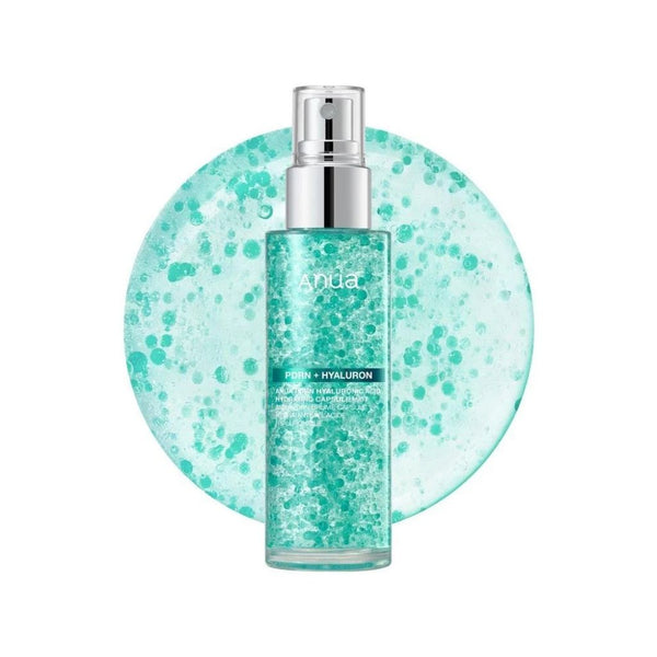 Anua Capsule Mist utilizzato in skincare routine per idratazione intensa e pelle più luminosa
