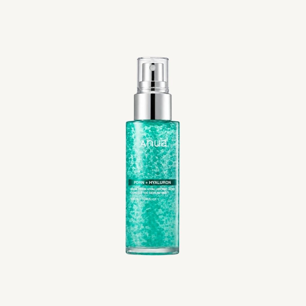 Mist idratante Anua con PDRN e acido ialuronico in capsule da 100ml per pelle luminosa e idratata