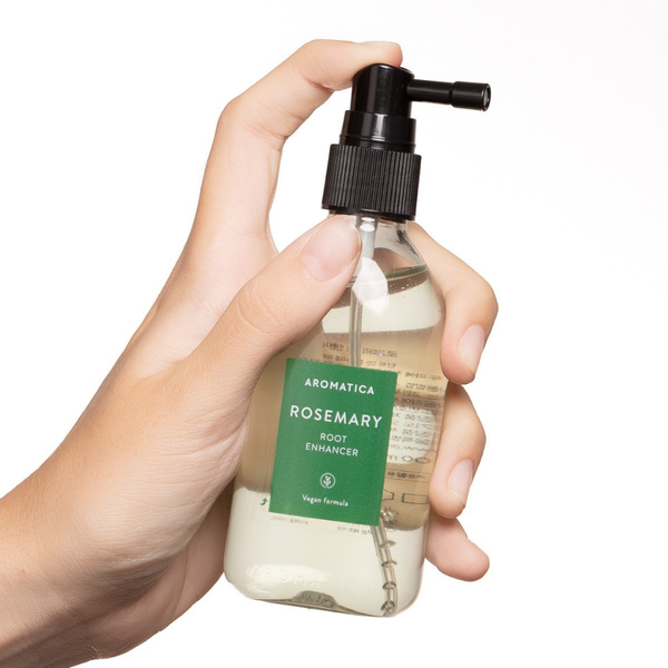 AROMATICA Rosemary Root Enhancer 100ml trattamento capelli coreano nella routine quotidiana per nutrire il cuoio capelluto e prendersi cura delle radici