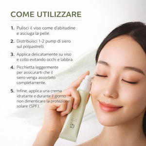 Modo di uso Beauty of Joseon Light On Serum Centella + Vitamina C siero viso coreano illuminante