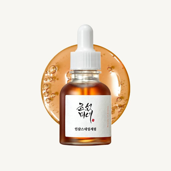 Texture leggera e idratante del Beauty of Joseon Revive Serum con ginseng e bava di lumaca