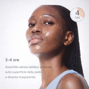 Come usare Biodance Hydro Cera-Nol Real Deep Mask 34 g: applicare sulla pelle pulita, lasciare in posa per 15-20 minuti e massaggiare il siero residuo