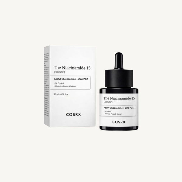 COSRX The Niacinamide 15 Serum 20 ml con confezione originale siero viso coreano