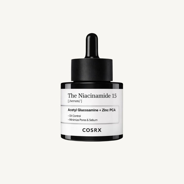 Siero viso coreano COSRX The Niacinamide 15 Serum 20 ml per una pelle luminosa e uniforme