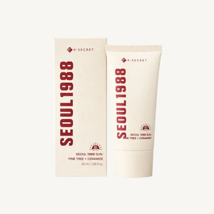K-SECRET SEOUL 1988 Sun SPF50+ PA++++ protezione solare viso coreana con confezione