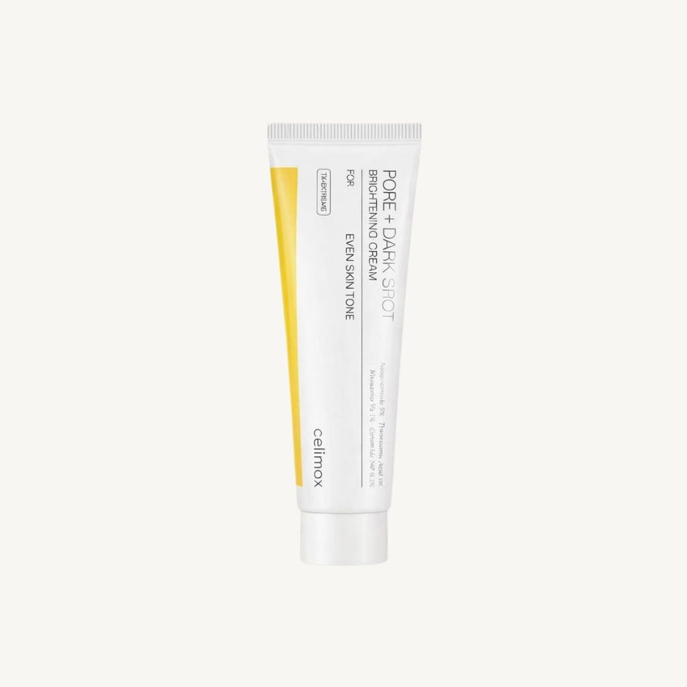 Crema viso coreana Celimax Pore + Dark Spot Brightening, vaso singolo del trattamento illuminante e uniformante per pori e macchie scure