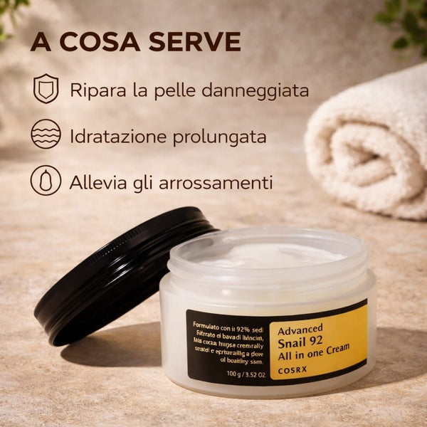 Per chi è adatta COSRX Advanced Snail 92 All in One Cream 100 g crema viso coreana