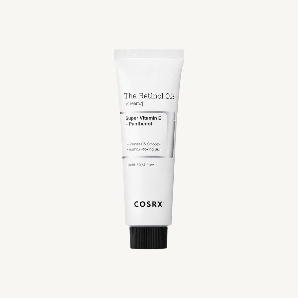 Crema viso coreana COSRX The Retinol 0.3 Cream 20 ml per ridurre rughe e migliorare la texture della pelle
