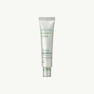 Crema viso coreana VT Cosmetics Cica Reti-A Cream 0.05 per migliorare la texture della pelle e ridurre imperfezioni