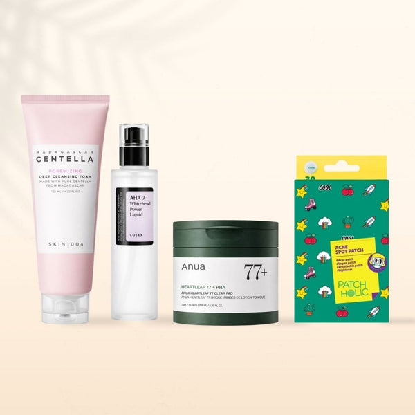 Set purificante e detossinante per una pelle pulita, fresca e rivitalizzata. Combatte le impurità e riequilibra la pelle per un aspetto sano e luminoso