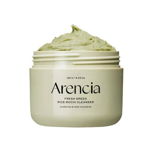 Texture Arencia Fresh Green Rice Mochi Cleanser detergente viso coreano