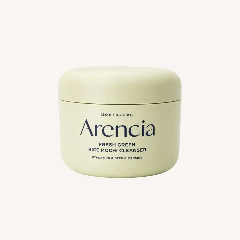 Detergente viso coreano Arencia Fresh Green Rice Mochi Cleanser per pulizia e idratazione