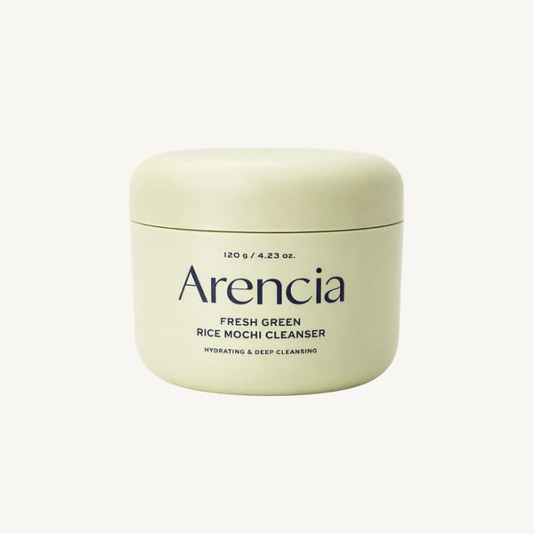 Detergente viso coreano Arencia Fresh Green Rice Mochi Cleanser per pulizia e idratazione