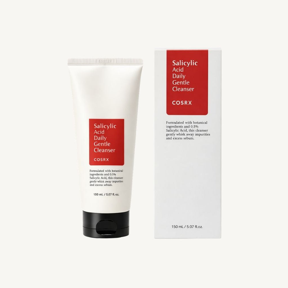Detergente viso coreano COSRX Salicylic Acid Daily Gentle Cleanser per pelle pulita e pori purificati