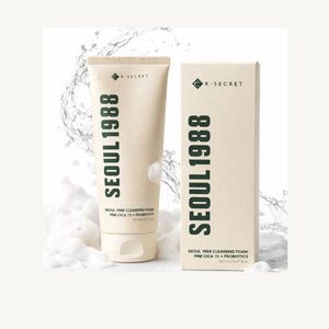Detergente viso K-SECRET SEOUL 1988 con confezione originale per skincare delicata e protettiva
