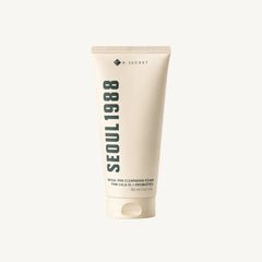 Detergente viso coreano K-SECRET SEOUL 1988 Cleansing Foam con Pine Cica 1% e probiotici per pelle calmata