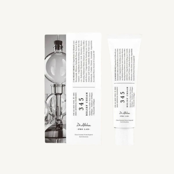 Dr. Althea 345 Relief Cream 50ml con confezione originale, crema viso nutriente e lenitiva per il comfort della pelle.