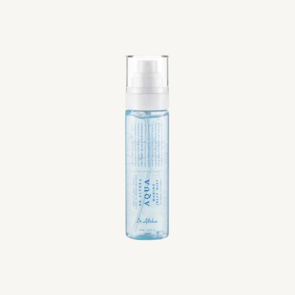 Dr. Althea Aqua Marine Jelly Mist 100 ml, mist viso idratante per rinfrescare la pelle e donarle un aspetto più luminoso e fresco.