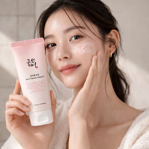 Texture Beauty of Joseon Apricot Blossom Peeling Gel esfoliante viso coreano