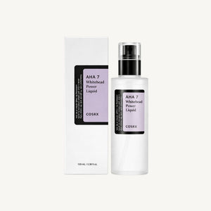 COSRX AHA 7 Whitehead Power Liquid esfoliante viso coreano con confezione