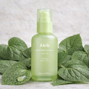 Abib Heartleaf Essence Calming Pump essenza viso coreana con confezione