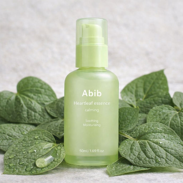 Abib Heartleaf Essence Calming Pump essenza viso coreana con confezione