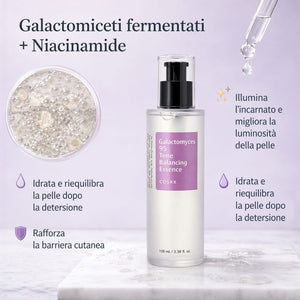 Ingredienti COSRX Galactomyces 95 Tone Balancing Essence essenza viso coreana