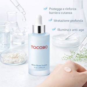 Effetto Tocobo Bifida Biome Essence siero viso coreano