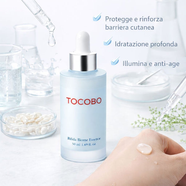 Effetto Tocobo Bifida Biome Essence siero viso coreano
