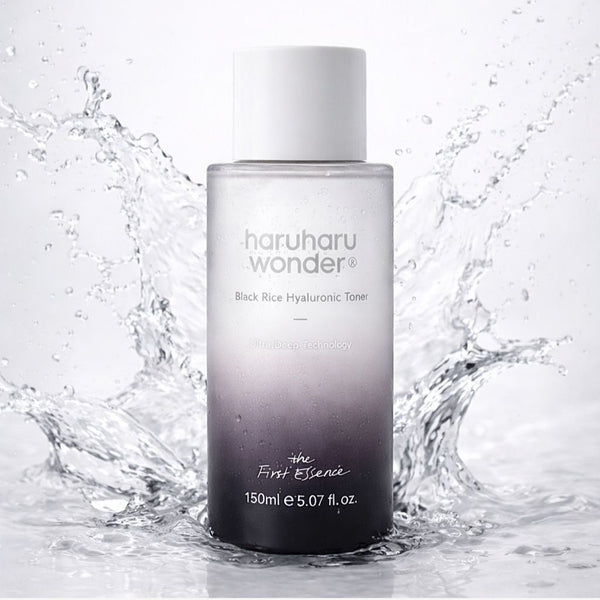 Haruharu Wonder Black Rice Hyaluronic Toner 150 ml effetto idratante e rinfrescante per pelle morbida e luminosa