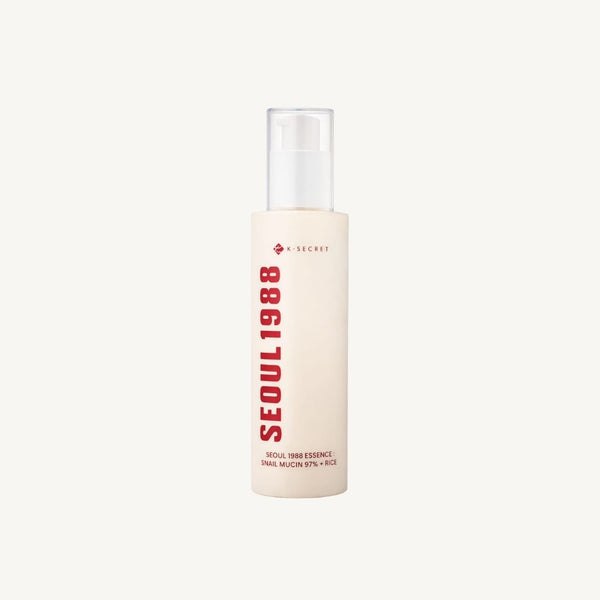 Essenza viso coreana K-SECRET SEOUL 1988 Snail Mucin 97% + Rice 100 ml per pelle idratata e rimpolpata
