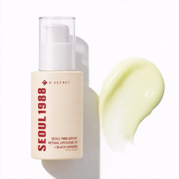 Texture K-SECRET SEOUL 1988 Serum Retinal + Ginseng 30 ml, siero vellutato e ricco per una pelle levigata