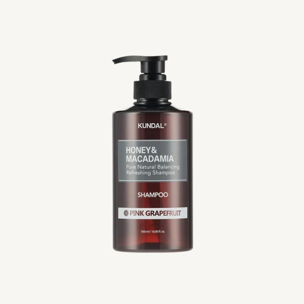 KUNDAL Honey & Macadamia Nature Shampoo Pink Grapefruit 500ml shampoo coreano nutriente e idratante per capelli secchi e danneggiati