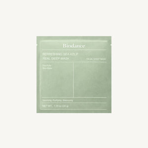 Biodance Refreshing Sea Kelp Real Deep Mask 4 pezzi maschera viso coreana