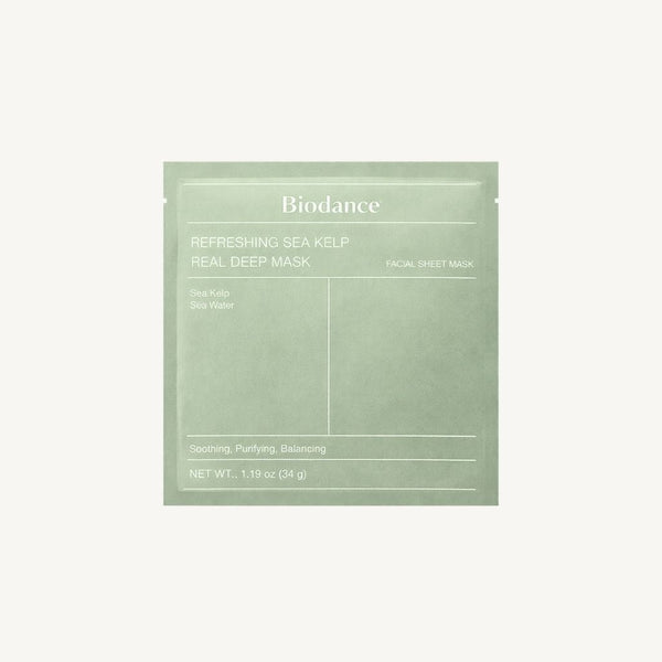 Biodance Refreshing Sea Kelp Real Deep Mask 4 pezzi maschera viso coreana