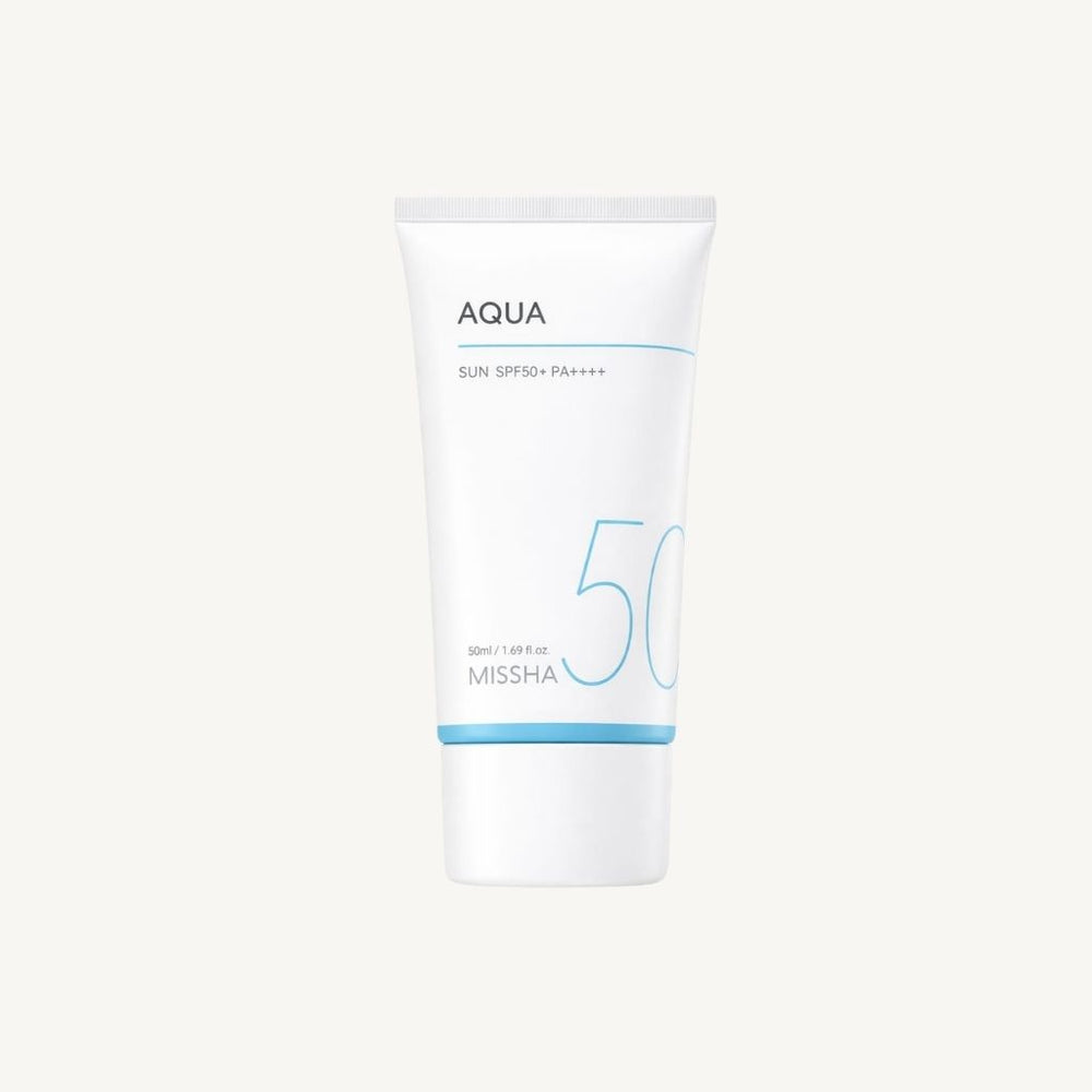 Missha All-Around Safe Block Aqua Sun SPF50+/PA++++ crema solare coreana viso e corpo