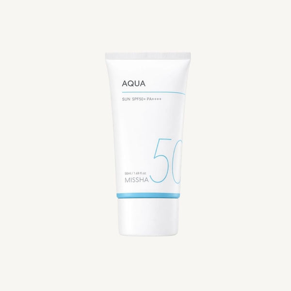 Missha All-Around Safe Block Aqua Sun SPF50+/PA++++ crema solare coreana viso e corpo