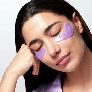 Texture dei patch occhi Numbuzin No.9 NAD+ effetto rinfrescante e nutriente