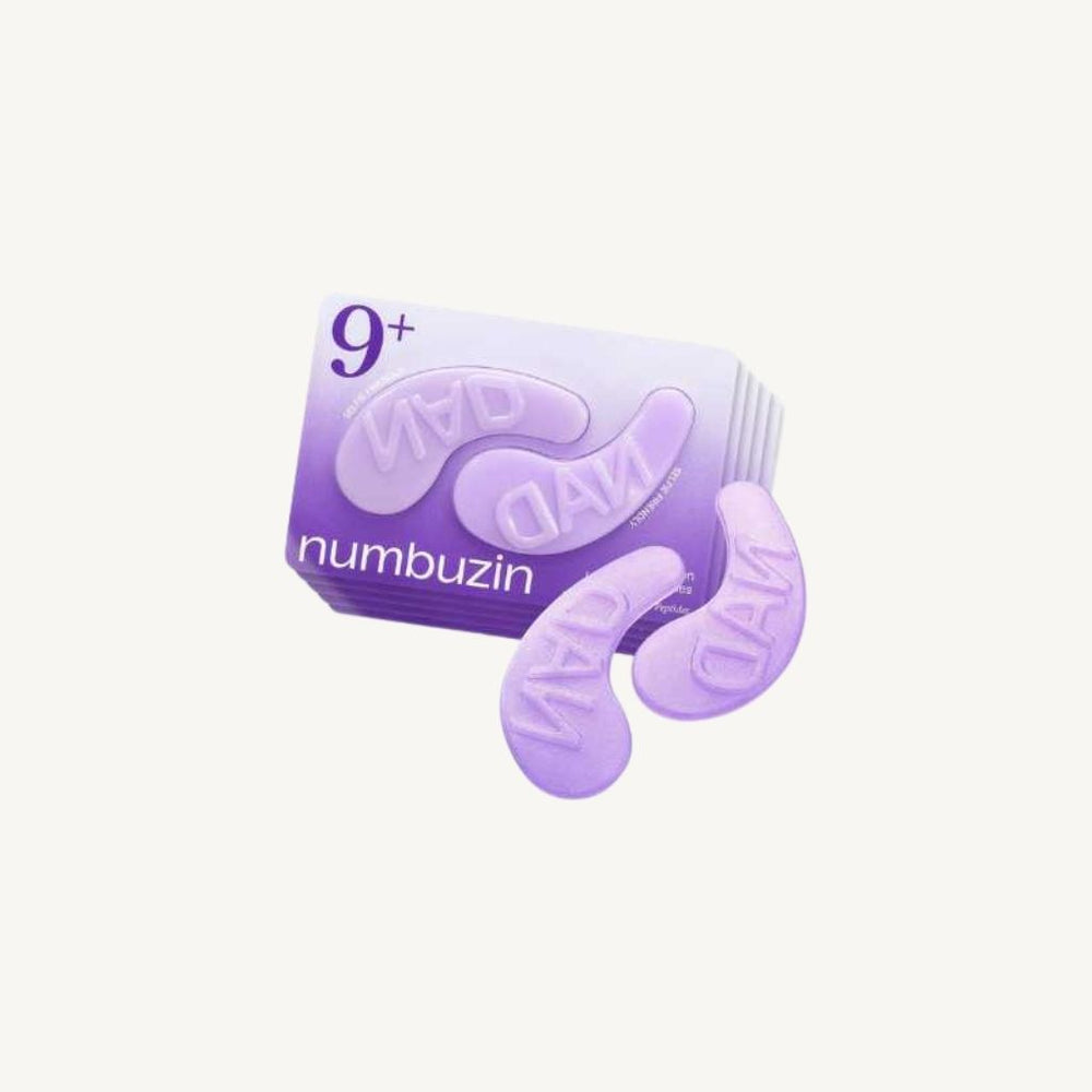 Patch occhi Numbuzin No.9 NAD+ con 5 paia di patch effetto idratante e rivitalizzante