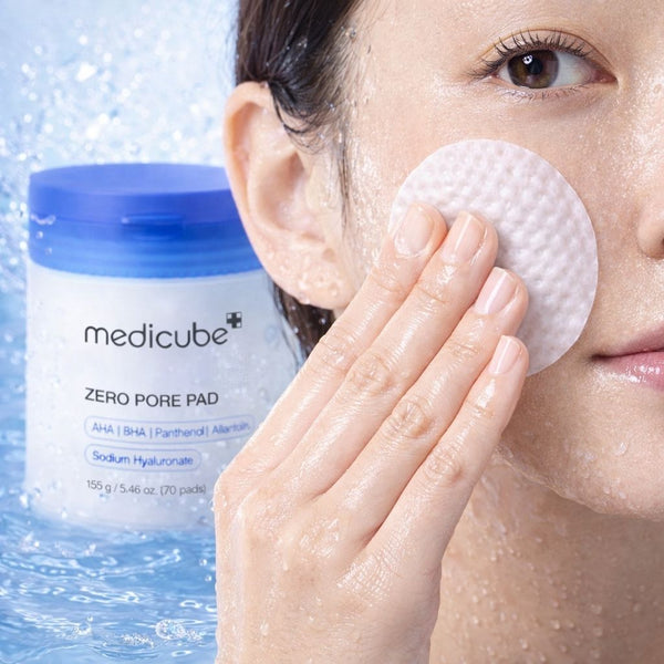 Utilizzo Medicube Zero Pore Pad 2.0 pad viso coreano