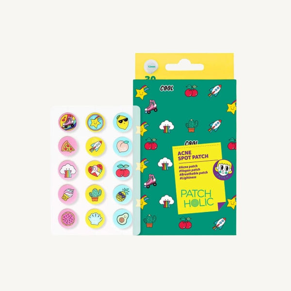 PATCH HOLIC Acne Pimple Spot Patch 30 pcs con confezione originale skincare coreana