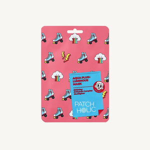 PATCH HOLIC Aqua Plus+ Luminous Mask 20 ml con confezione originale skincare coreana