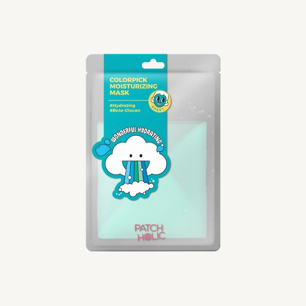 PATCH HOLIC COLORPICK Moisturizing Mask 20 ml con confezione originale skincare coreana