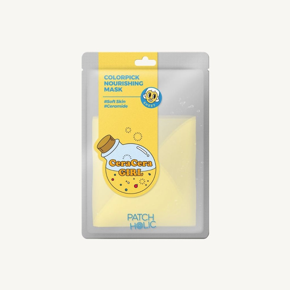 PATCH HOLIC COLORPICK Nourishing Mask 20 ml con confezione originale skincare coreana