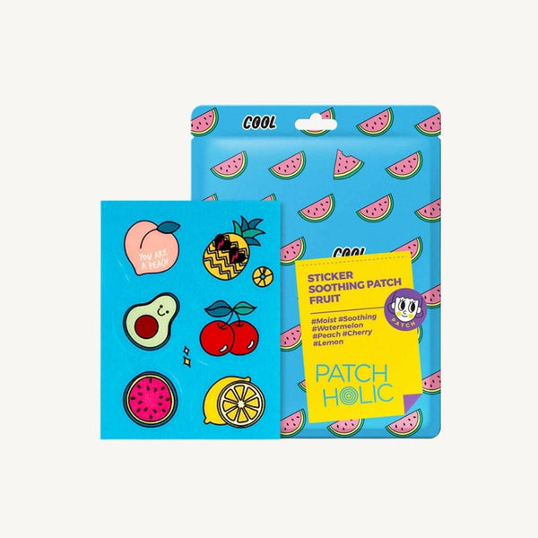 PATCH HOLIC Sticker Soothing Patch Fruit 12 g con confezione originale skincare coreana