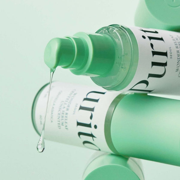 Texture PURITO Wonder Releaf Centella Serum 60 ml, siero leggero e idratante per una pelle fresca