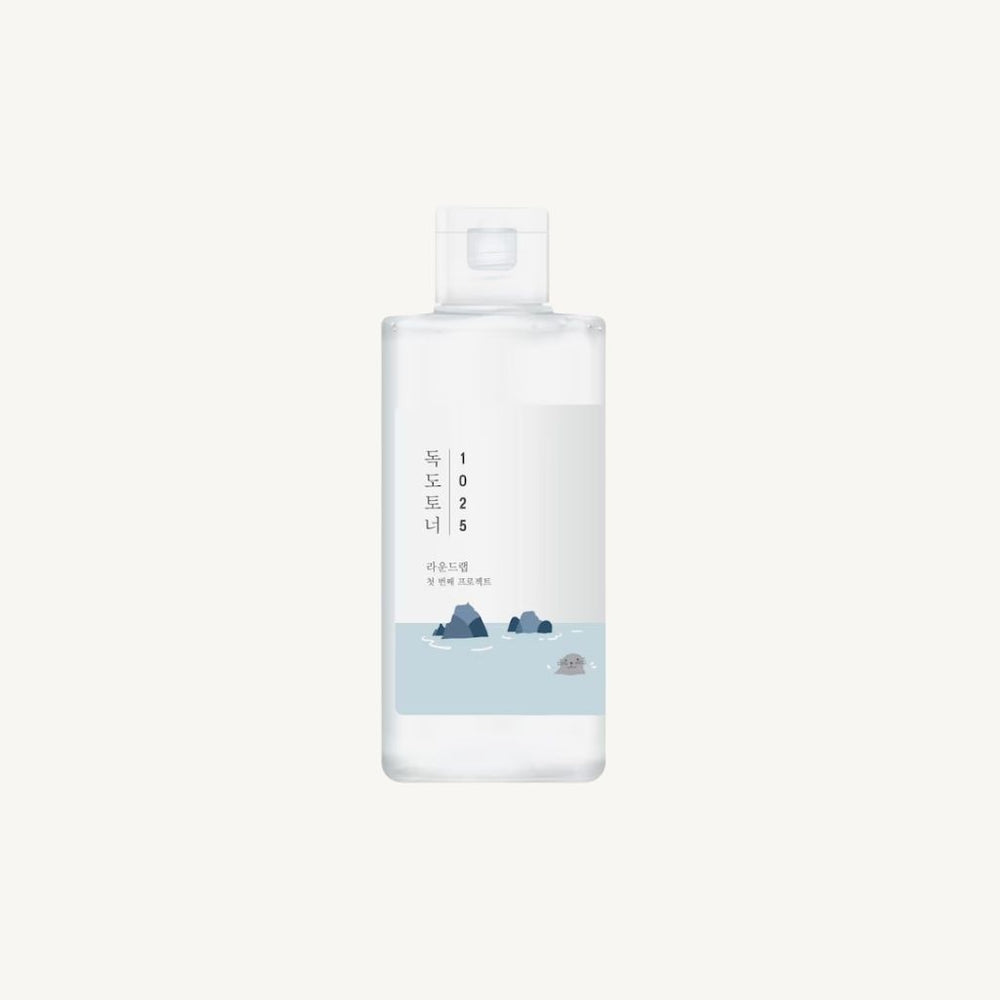 ROUND LAB Dokdo Toner 200 ml, tonico viso idratante coreano con acqua marina profonda dell'isola di Ulleungdo, ideale per idratare, lenire e riequilibrare la pelle