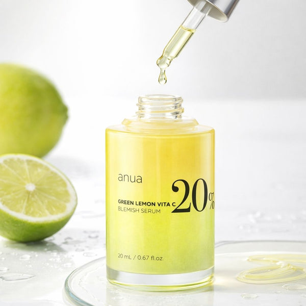 Texture siero viso Anua Green Lemon Vita C per pelle luminosa e uniforme